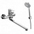 для ванны/душа с длинным изливом